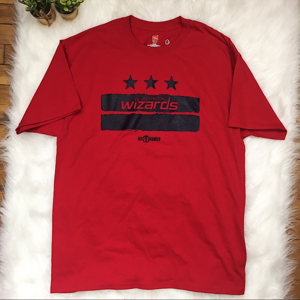 Hanes Washington Wizards T Shirt L Basketball EUC